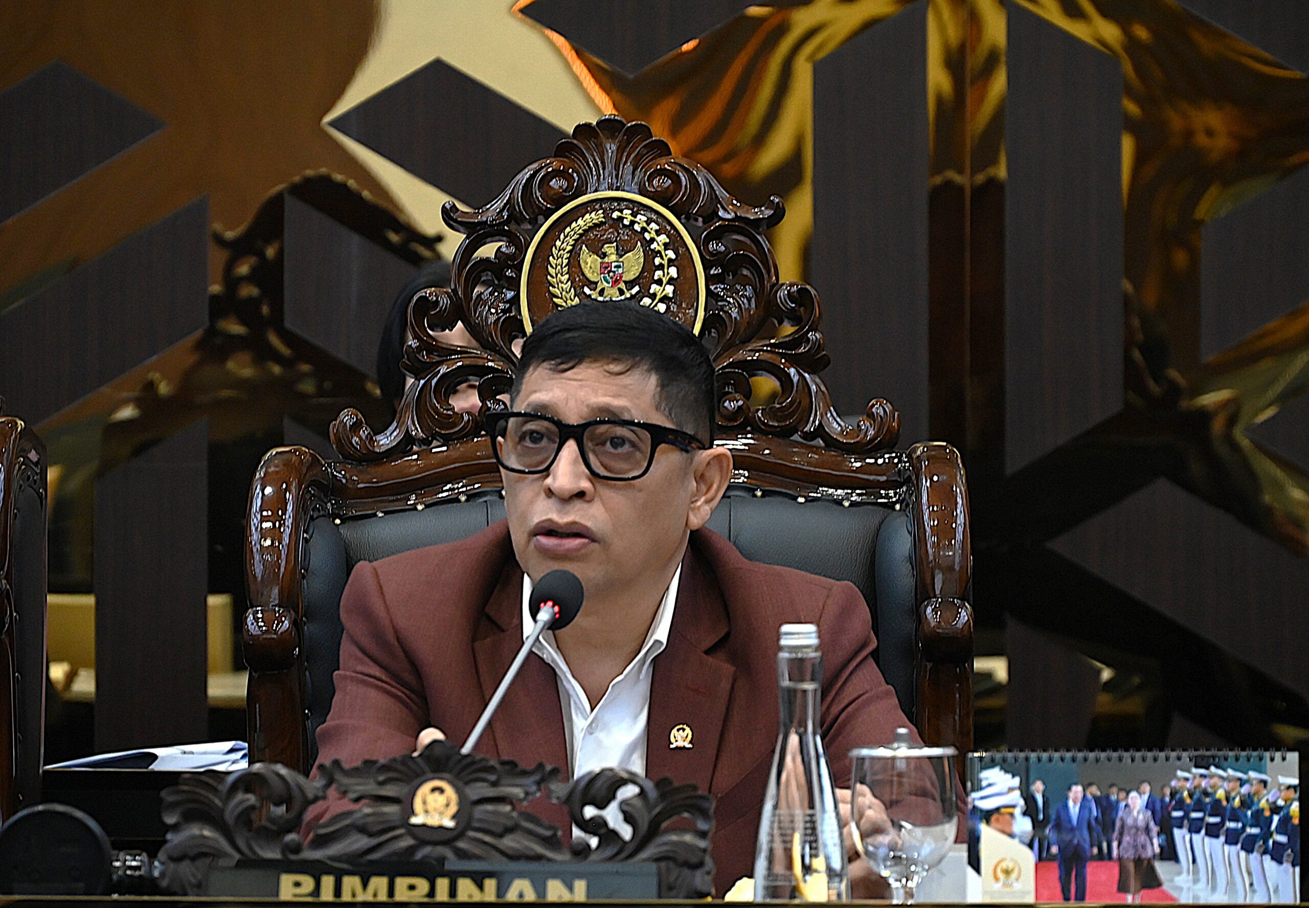 Ketua Baleg DPR RI Bob Hasan secara resmi membuka rapat masa sidang III Tahun Sidang 2025–2026, di Gedung Nusantara I, DPR RI, Senayan, Jakarta, Selasa (13/1/2026). Foto : Andhika/Andri.