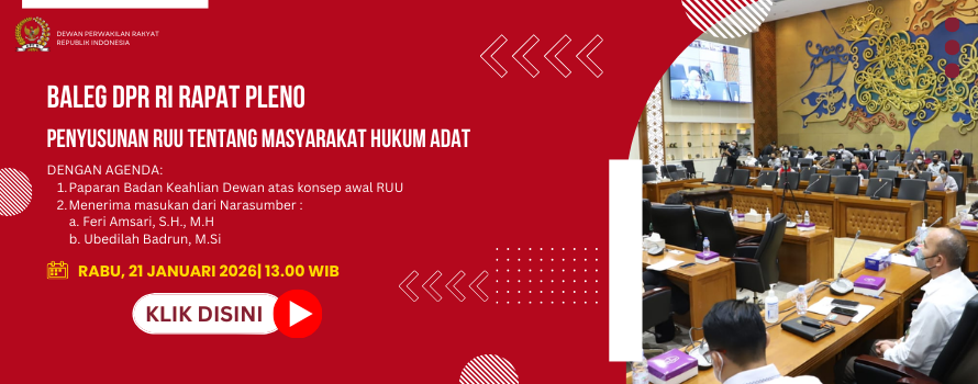 BALEG DPR RI RAPAT PLENO PENYUSUNAN RUU TENTANG MASYARAKAT HUKUM ADAT