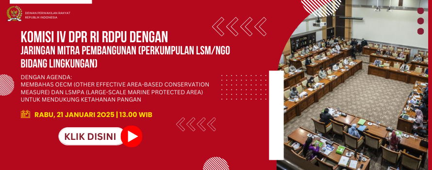 KOMISI IV DPR RI RDPU DENGAN JARINGAN MITRA PEMBANGUNAN (PERKUMPULAN LSMNGO BIDANG LINGKUNGAN)