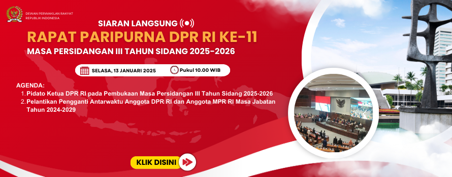 RAPAT PARIPURNA DPR RI KE - 11 MASA PERSIDANGAN III TAHUN SIDANG 2025-2026