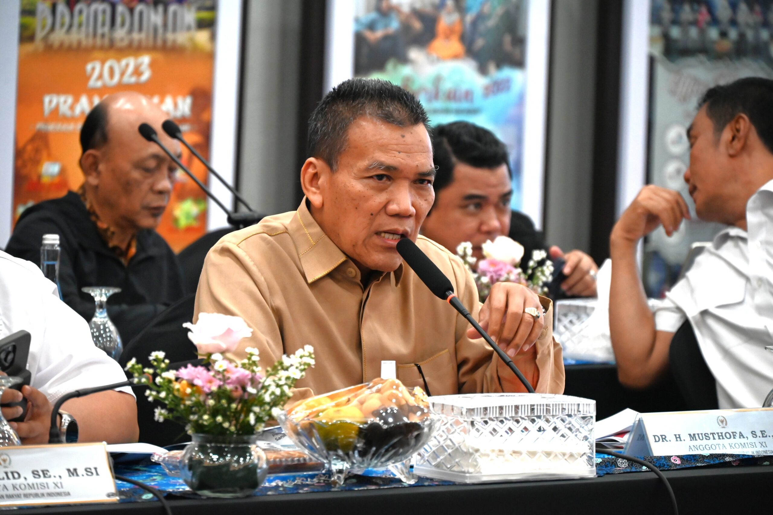 Anggota Komisi XI DPR RI, Musthofa saat kunjungan kerja Komisi XI DPR RI ke Kantor OJK Provinsi Bengkulu, Jumat (30/1/2026). Foto: EST/Mahendra.