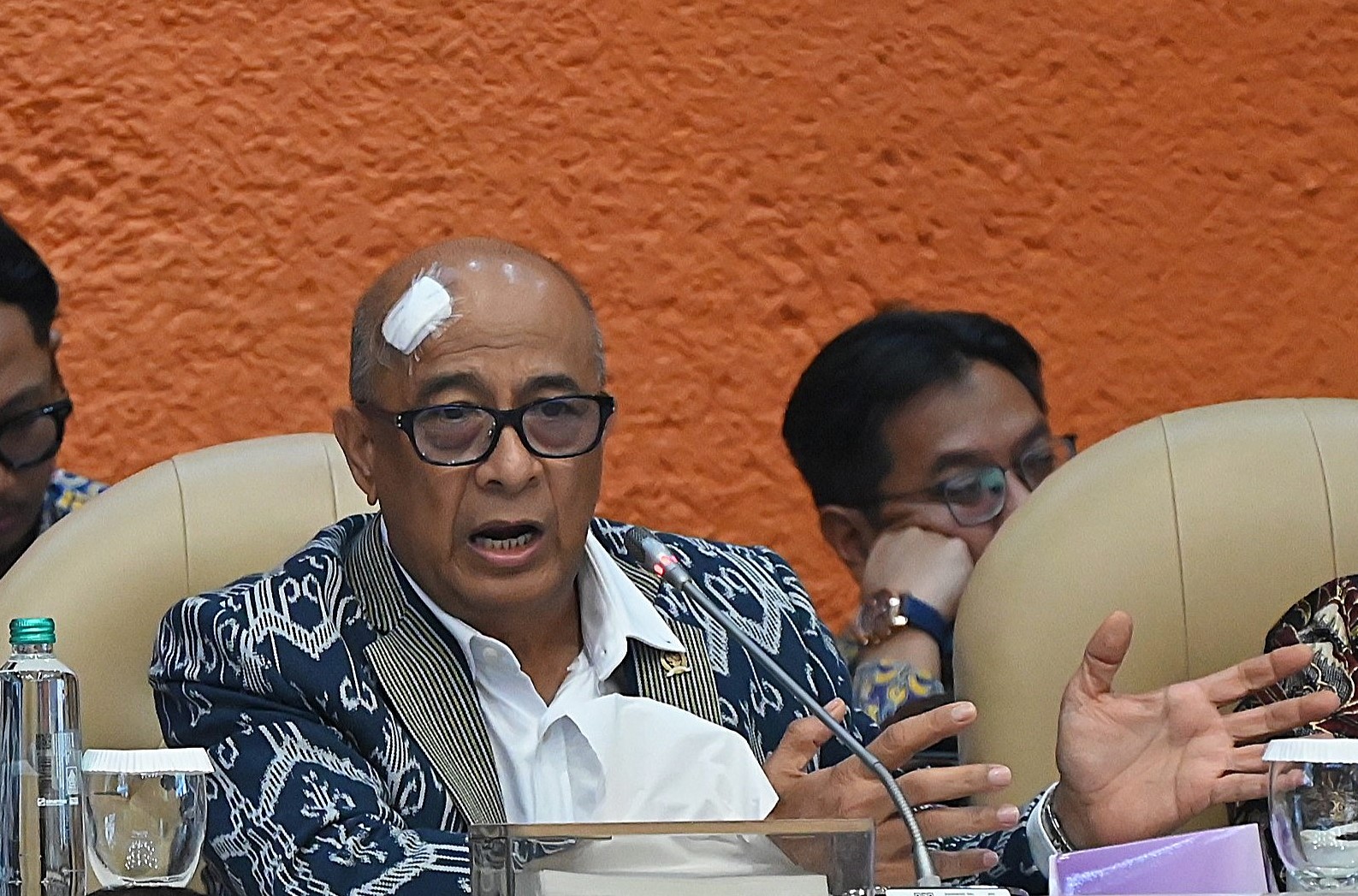 Anggota Komisi V DPR RI Syarief Abdullah Alkadrie dalam Rapat Kerja Komisi V DPR RI bersama Menteri Pekerjaan Umum di Gedung Nusantara, Senayan, Jakarta, Rabu (4/2/2026). Foto : Karisma/Andri.