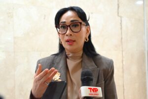 Anggota Komisi I DPR RI, Amelia Anggraini saat ditemui Parlementaria di Nusantara II, DPR RI, Senayan, Jakarta, Senin (2/2/2026). Foto: Mahendra.