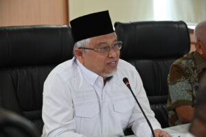 Wakil Ketua Komisi VIII DPR RI, Ansory Siregar, saat memimpin agenda Kunjungan Kerja Komisi VIII DPR RI di Kota Medan, Sumatera Utara, Jumat (20/2/2026). Foto: We/Karisma.