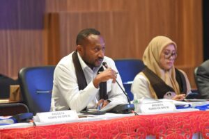 Anggota Komisi XIII DPR RI, Yan Permenas Mandenas, dalam Kunjungan Kerja Reses Komisi XIII DPR RI di Sidoarjo, Jawa Timur, Senin (23/2/2026). Foto: Skr/Karisma.