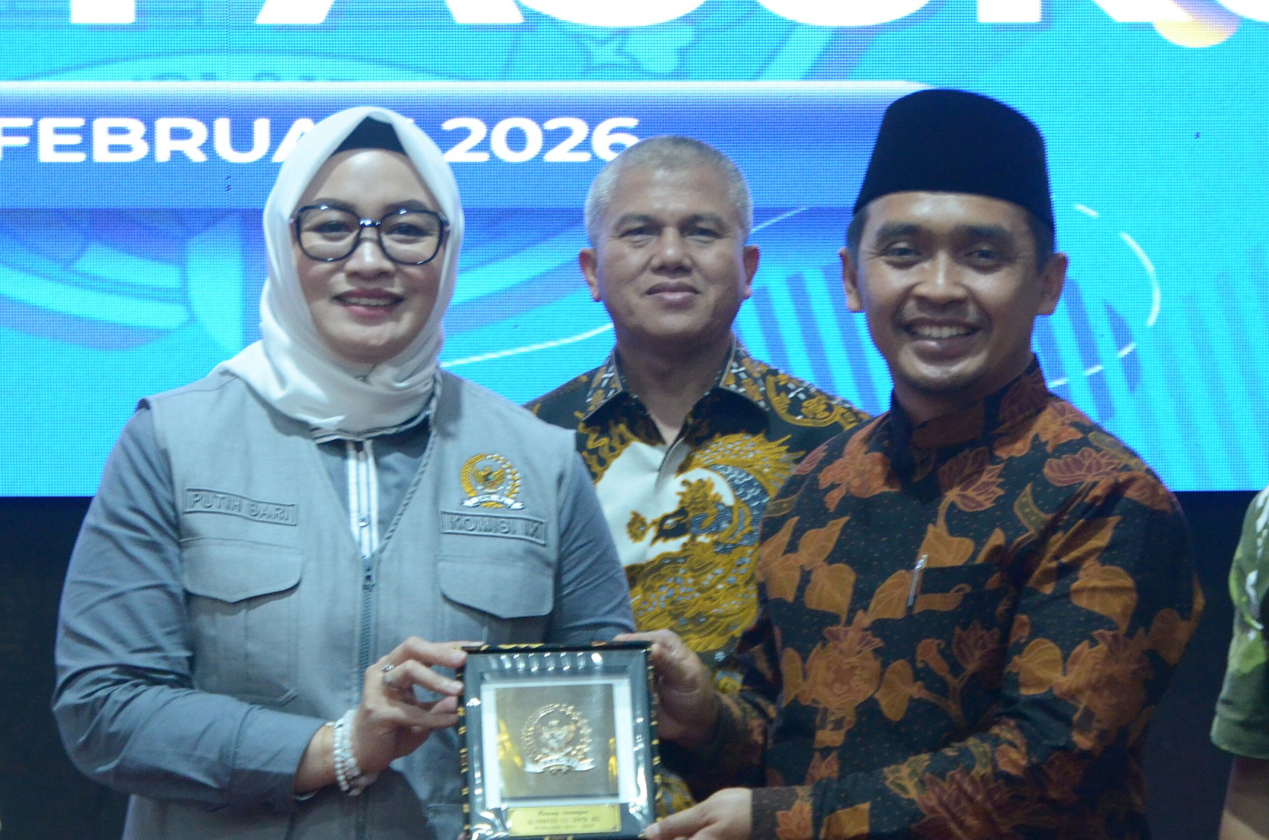 Wakil Ketua Komisi IX DPR RI, Putih Sari, dalam Kunjungan Kerja Komisi IX ke Kota Pasuruan, Jawa Timur, Kamis (12/2/2026). Foto: Uf/Karisma.