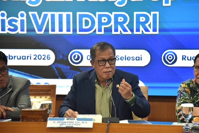 Wakil Ketua Komisi VIII, Abidin Fikri, saat memimpin Kunjungan Kerja Spesifik Komisi VIII ke UIN Syarif Hidayatullah, Tangerang Selatan, Banten, Kamis (12/2/2025). Foto: Syn/Karisma