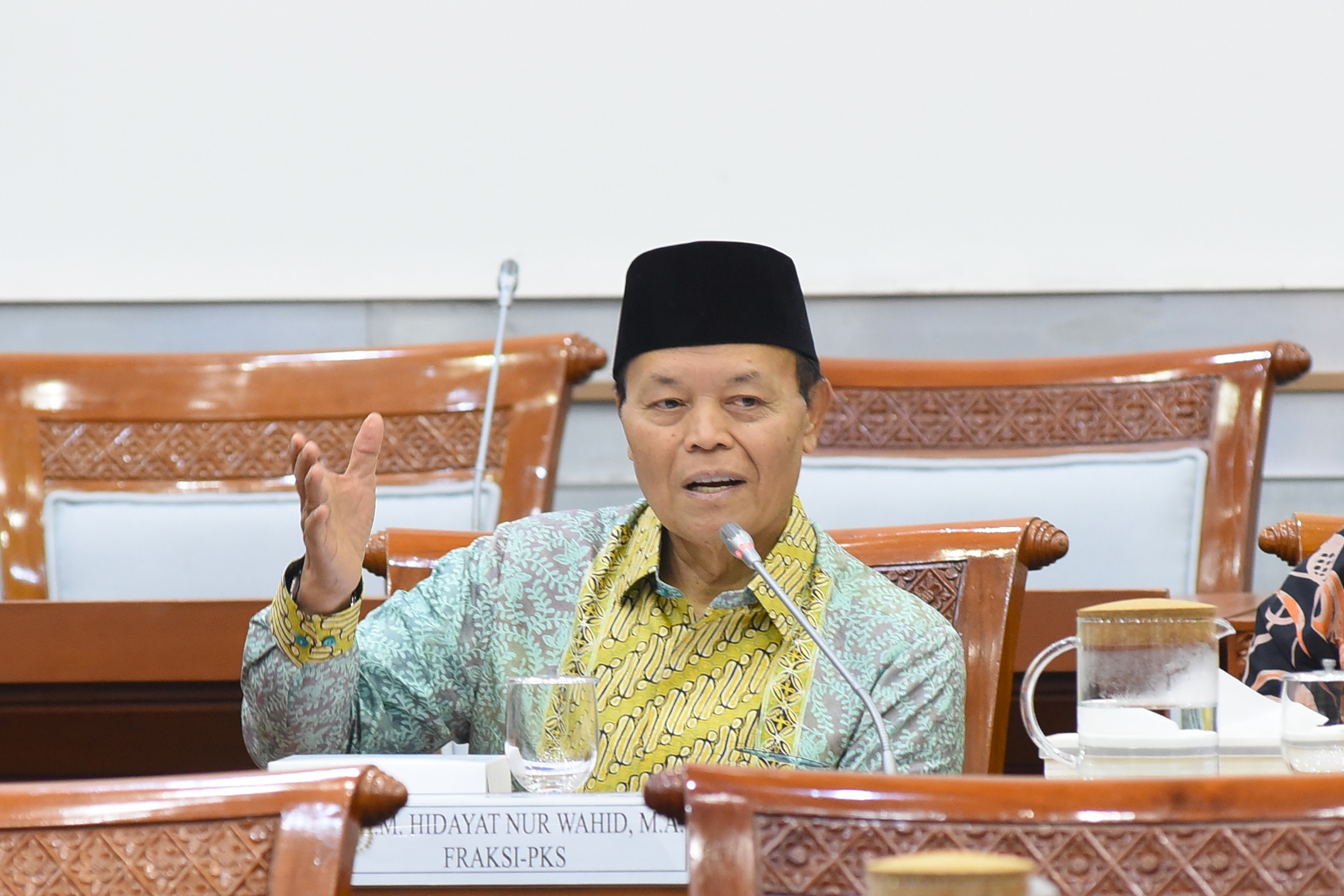 Anggota Komisi VIII DPR RI, Hidayat Nur Wahid. Foto: Arief/Karisma.