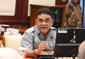Anggota Badan Legislasi (Baleg) DPR RI Andreas Hugo Pareira dalam Kunjungan Kerja Spesifik Baleg ke Bandung, Jawa Barat, Senin, (2/2/2026). Foto : Syn/Andri.