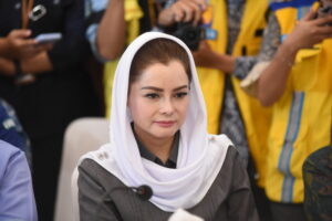 Anggota Komisi V DPR RI, Novita Wijayanti, usai meninjau Stasiun Tawang di Kota Semarang, Jawa Tengah, Jum’at (20/2/2026). Foto: Jaka/Karisma.