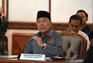 Anggota Komisi IX DPR RI Muazzim Akbar dalam Kunjungan Kerja Komisi IX DPR RI di Jambi, Senin (23/2/2026). Foto : Hal/Andri.