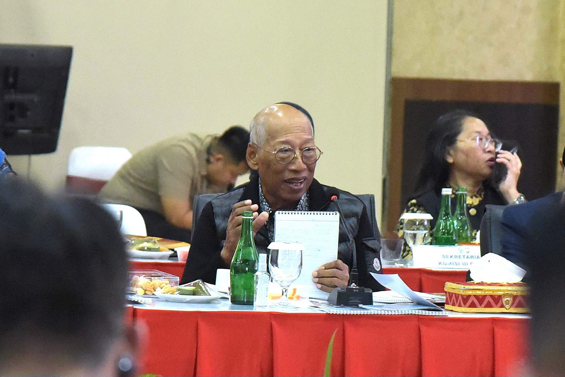 Anggota Komisi III DPR RI, I Wayan Sudirta dalam Kunjungan Kerja Komisi III ke Makassar, Sulawesi Selatan, Jumat (6/2/2026). Foto: GYS/Mahendra.