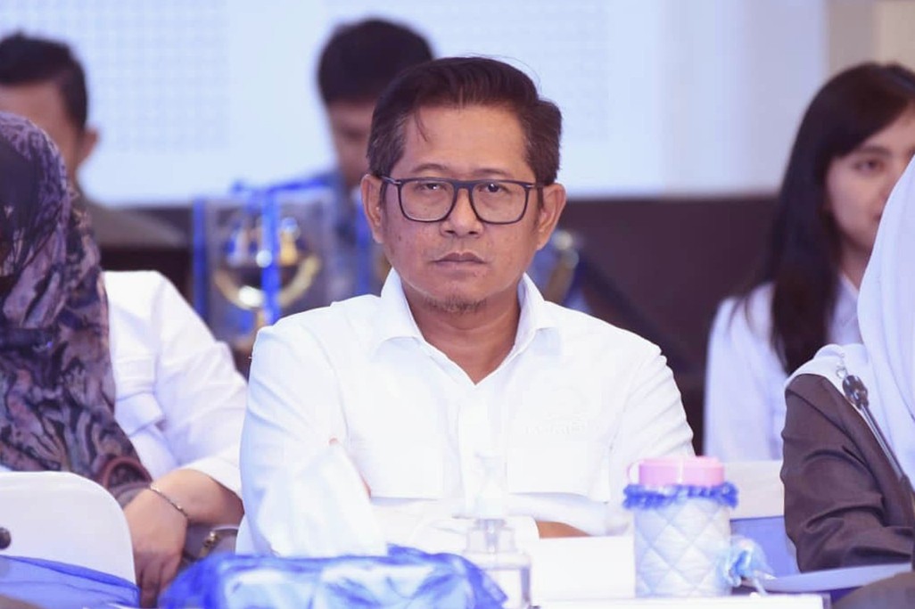 Anggota Komisi V DPR RI, Sudjatmiko, saat mengikuti agenda Kunjungan Kerja Komisi V DPR RI dengan Gubernur Jawa Tengah beserta para pemangku kepentingan terkait di Kota Semarang, Jawa Tengah, Jum’at (20/2/2026). Foto: Jaka/Karisma.