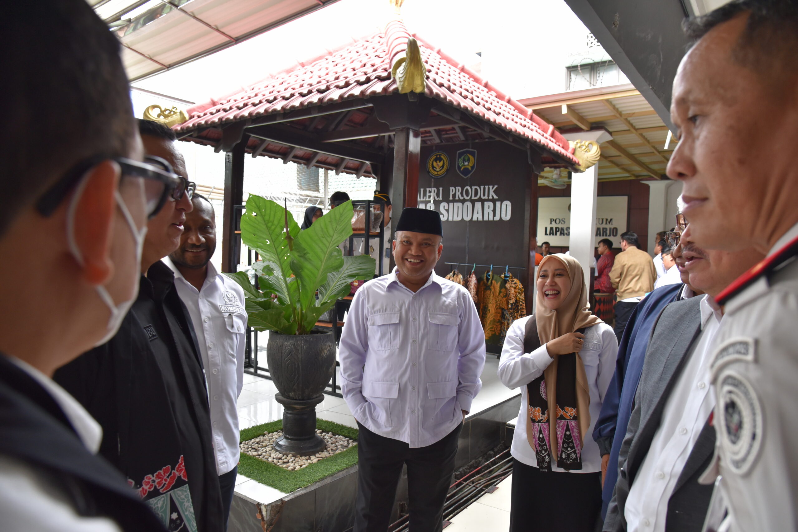 Wakil Ketua Komisi XIII DPR RI, Sugiat Santoso dalam Kunjungan Kerja Reses Komisi XIII DPR RI ke Lapas Kelas IIA Sidoarjo, Jawa Timur, Senin (23/2/2026). Foto: Singgih/Mahendra.