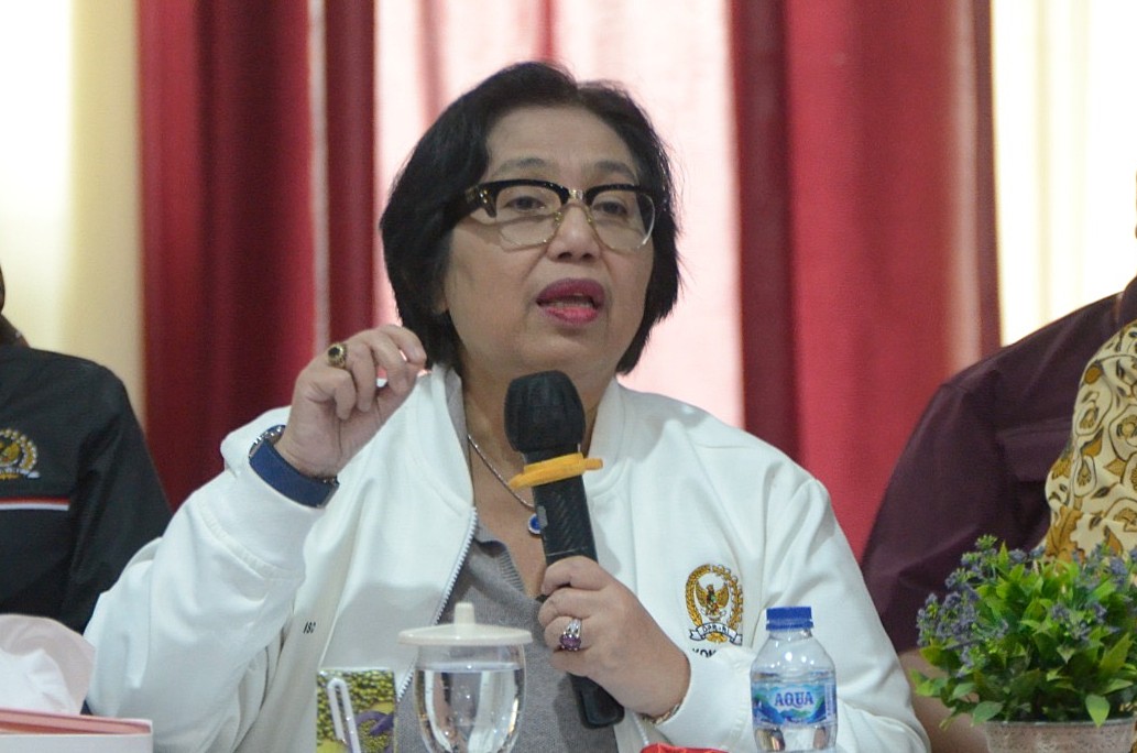 Anggota Komisi IX DPR RI, Irma Suryani Chaniago, dalam Kunjungan Kerja ke Kota Pasuruan, Jawa Timur, Kamis (12/2/2026). Foto: Uf/Karisma.