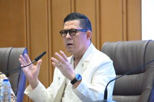 Anggota Komisi III DPR RI, Soedeson Tandra, saat mengikuti kegiatan Koordinatoriat Wartawan Parlemen (KWP) bersama Biro Pemberitaan DPR, di Kompleks Parlemen, Senayan, Jakarta, Kamis (12/02/2026). Foto: Alma/Karisma.