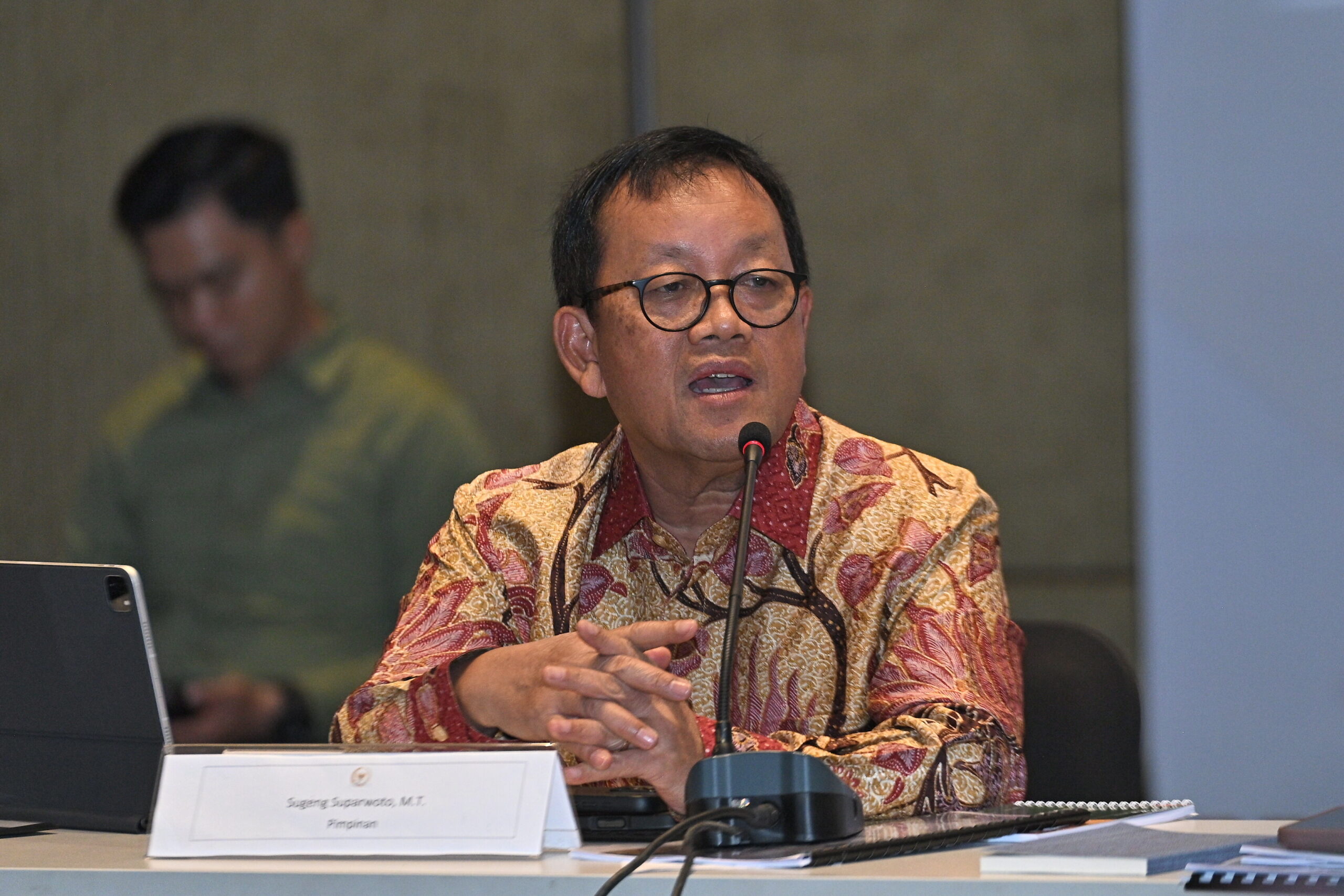 Wakil Ketua Komisi XII DPR RI, Sugeng Suparwoto, dalam Kunjungan Kerja Reses Komisi XII DPR RI di Bandar Lampung, Provinsi Lampung, Jumat (20/2/2026). Foto: Farhan/Karisma.