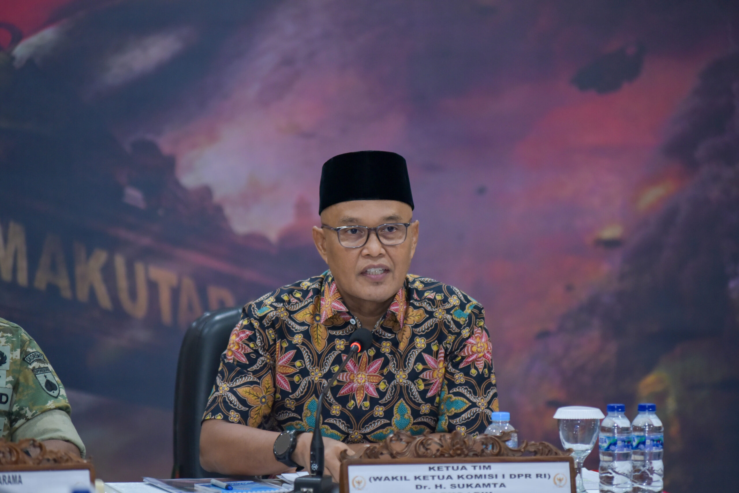 Ketua Tim Kunspek Komisi I DPR RI sekaligus Wakil Ketua Komisi I, Sukamta dalam kunjungan di Korem 073/Makutarama, Salatiga, Jawa Tengah, Jumat (6/2/2026). Foto: Eno/Mahendra.