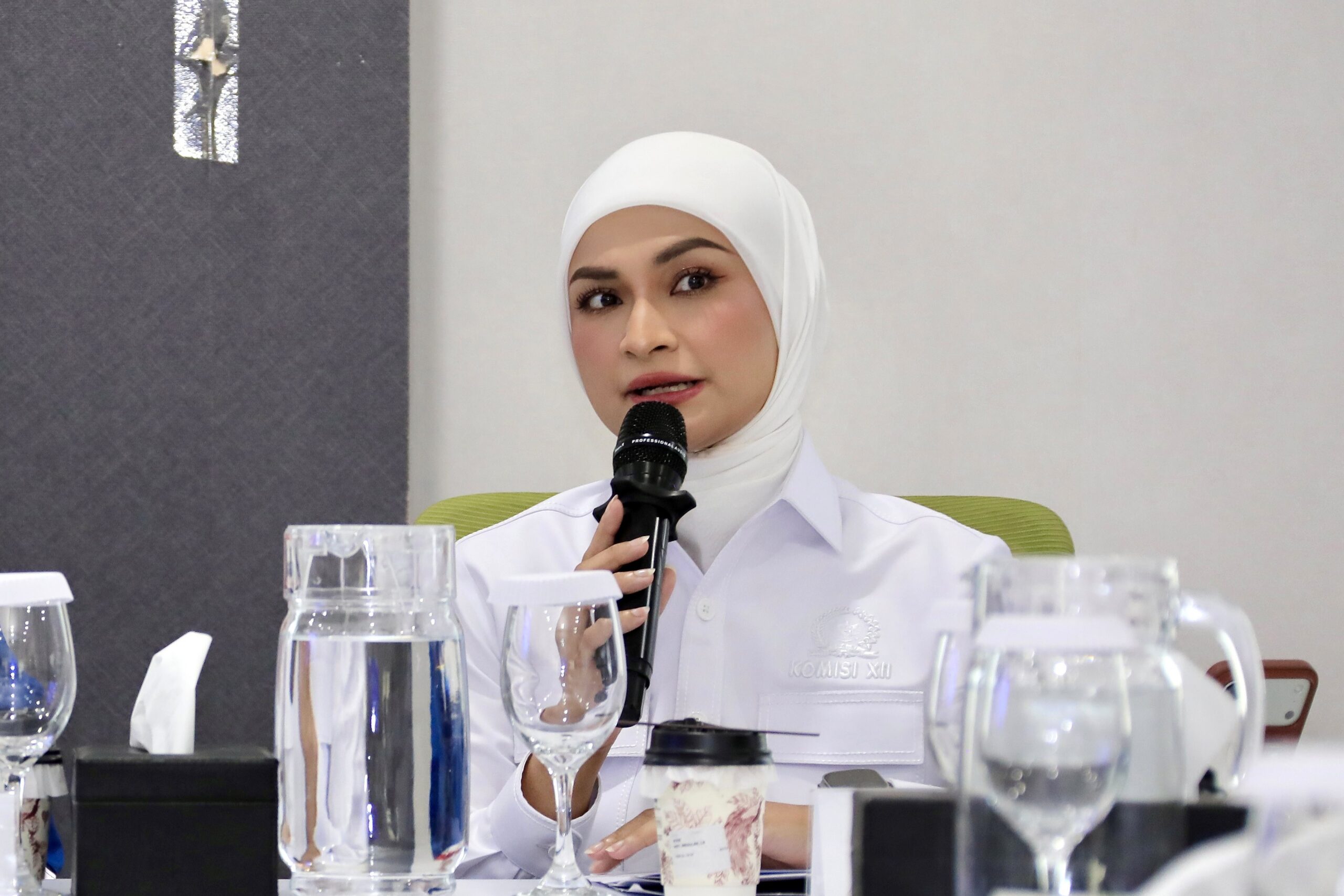 Wakil Ketua Komisi XII DPR RI Putri Zulkifli Hasan, saat kunjungan ke PT Saka Energy, Gresik, Provinsi Jawa Timur, Kamis (5/2/2026). Foto: Upi/Karisma.
