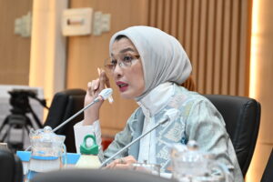 Anggota Komisi IX DPR RI, Arzeti Bilbina Setyawan, dalam Rapat Uji Kelayakan dan Kepatutan (fit and proper test) terhadap Calon Anggota Dewan Pengawas (Dewas) BPJS Kesehatan, di Ruang Rapat Komisi IX, Senayan, Jakarta, Selasa, (3/2/2026). Foto: Ajeng/Karisma.