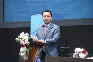 Ketua Badan Kerja Sama Antar Parlemen DPR RI (BKSAP), Syahrul Aidi Maazat, dalam Rapat Koordinasi BKSAP DPR RI dengan Kementerian Luar Negeri di Ruang KK II, Kompleks Parlemen, Senayan, Jakarta, Rabu (19/2/2026). Foto: Jaka/Karisma.