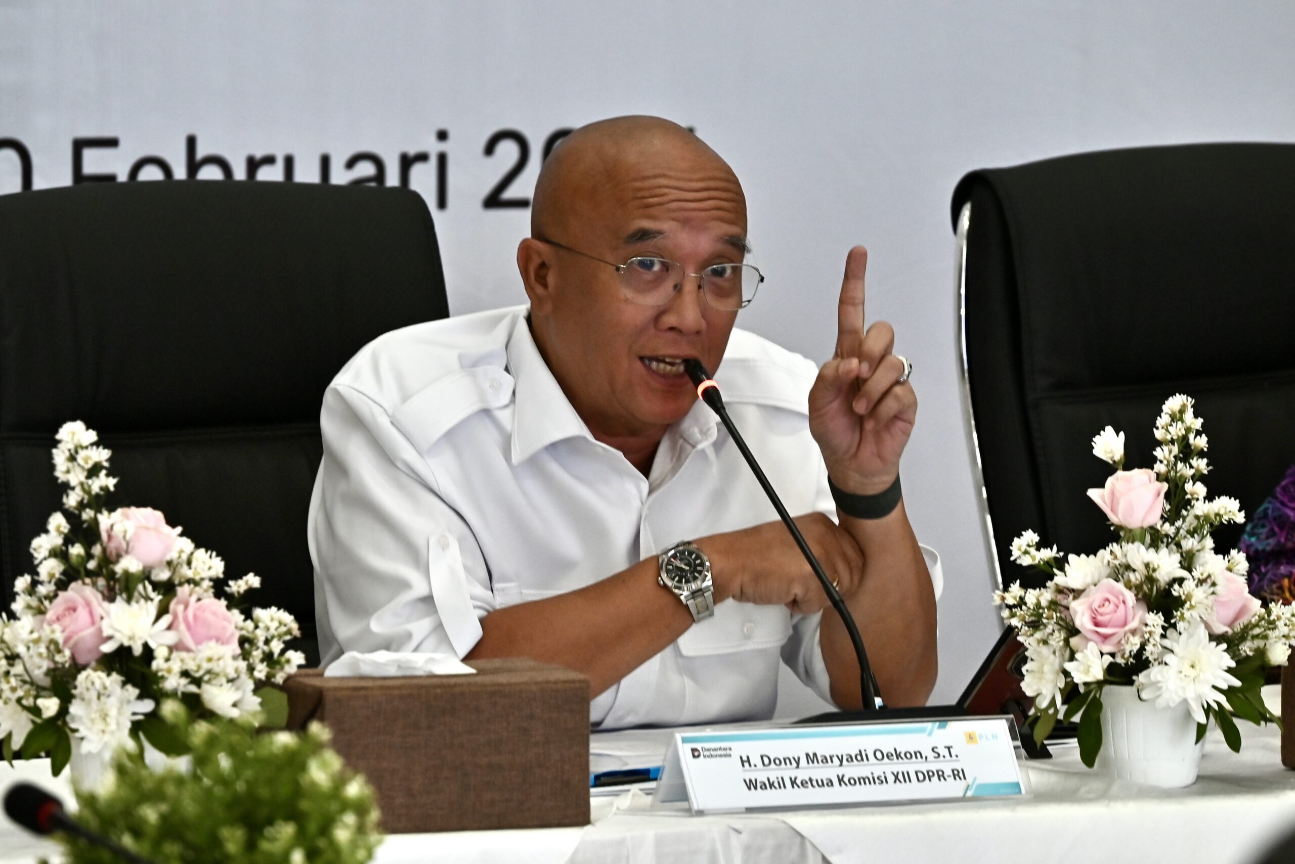 Wakil Ketua Komisi XII DPR RI, Dony Maryadi Oekon, saat melakukan Kunjungan Kerja ke Bandung, Provinsi Jawa Barat, Jumat, (20/02/2026). Foto: Upi/Karisma.