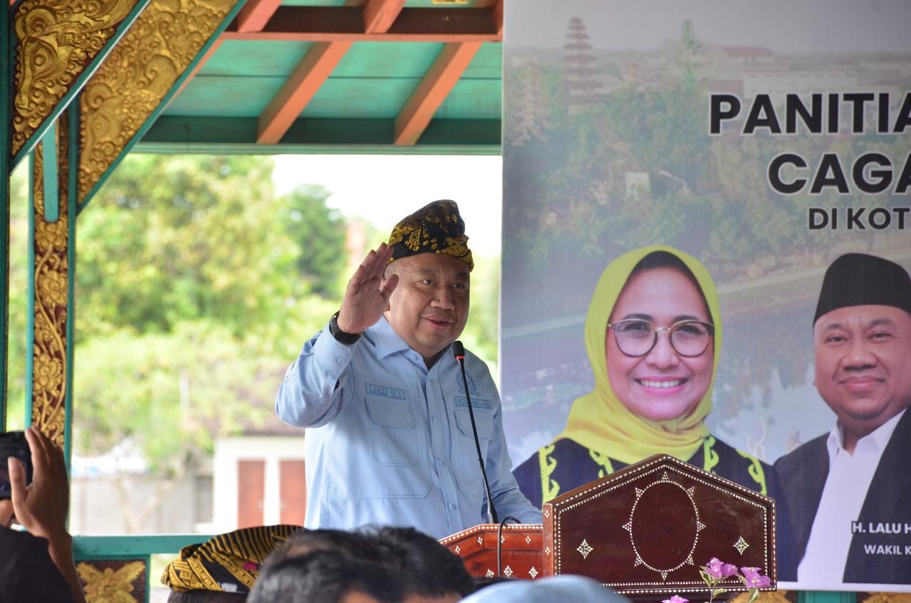 Wakil Ketua Komisi X DPR RI Lalu Hadrian Irfani saat memimpin Kunjungan Kerja Panja Cagar Budaya Komisi X ke Mataram, Nusa Tenggara Barat, Jumat (13/2/2026). (foto: ulfi/rdn).