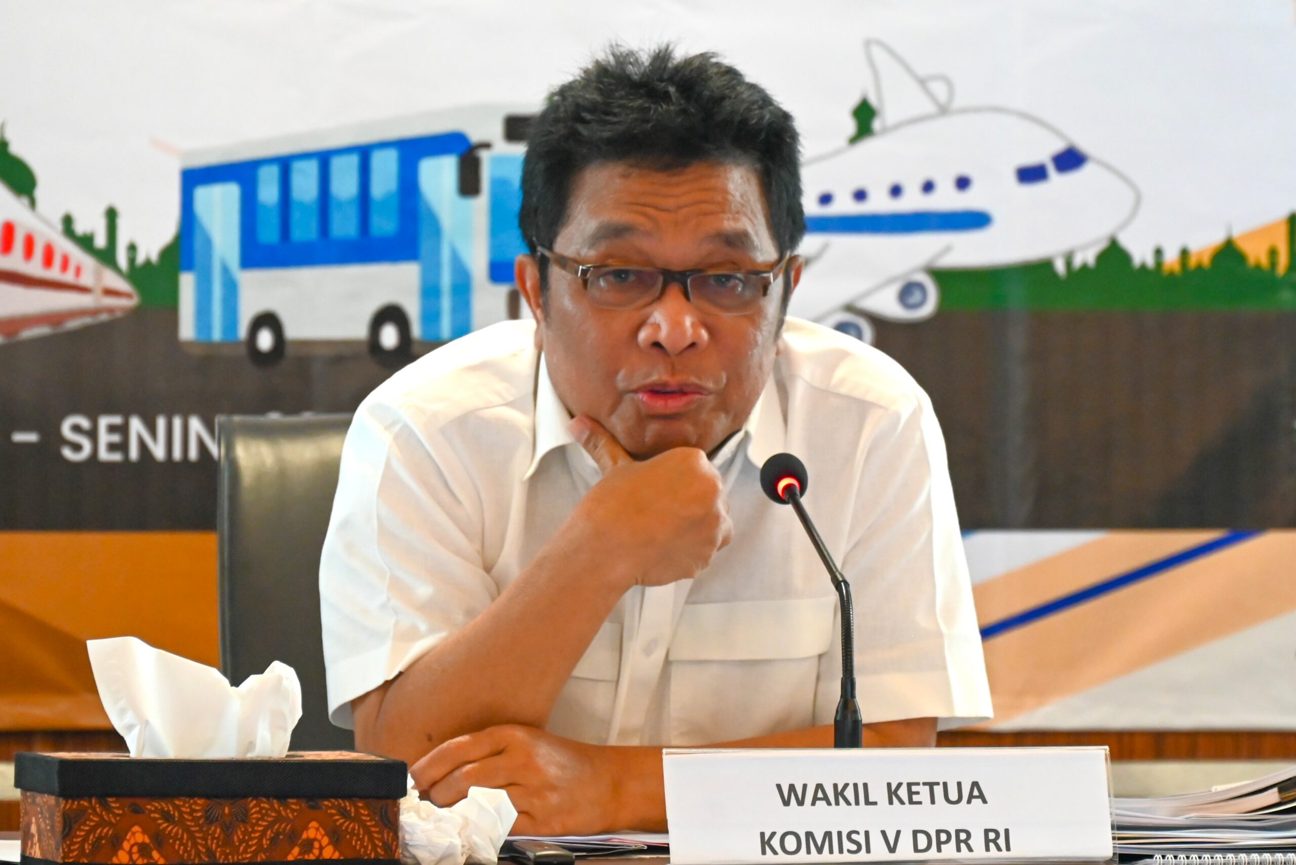 Wakil Ketua Komisi V DPR RI, Ridwan Bae dalam Kunjungan Kerja Reses Komisi V DPR RI di Sidoarjo, Jawa Timur, Senin (23/2/2026). Foto: Nadya/Mahendra.