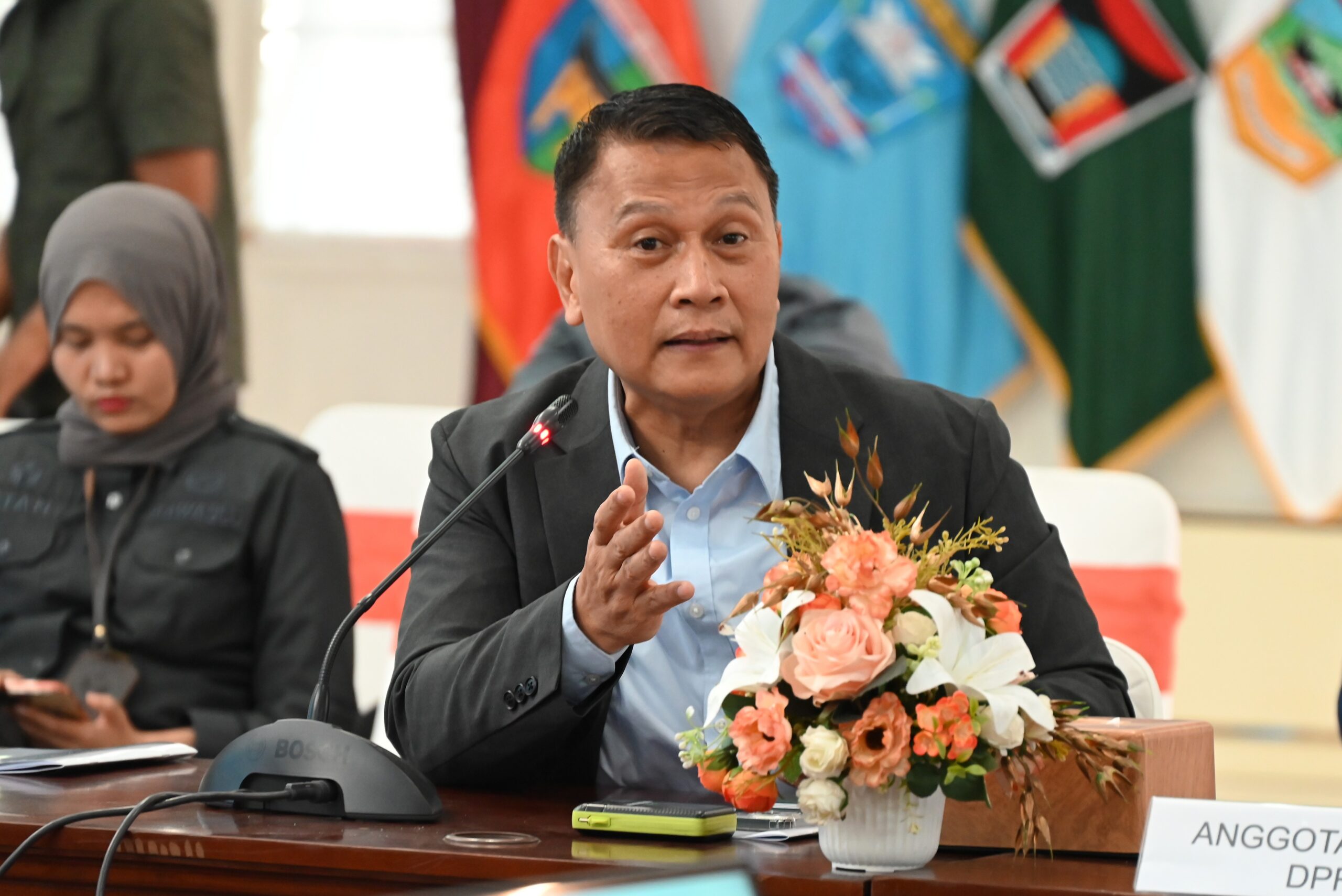 Anggota Komisi II DPR RI, Mardani Ali Sera, dalam Kunjungan Kerja Reses Komisi II DPR RI ke Kota Padang, Provinsi Sumatera Barat, Jumat (20/02/2026). Foto: Ndn/Karisma.