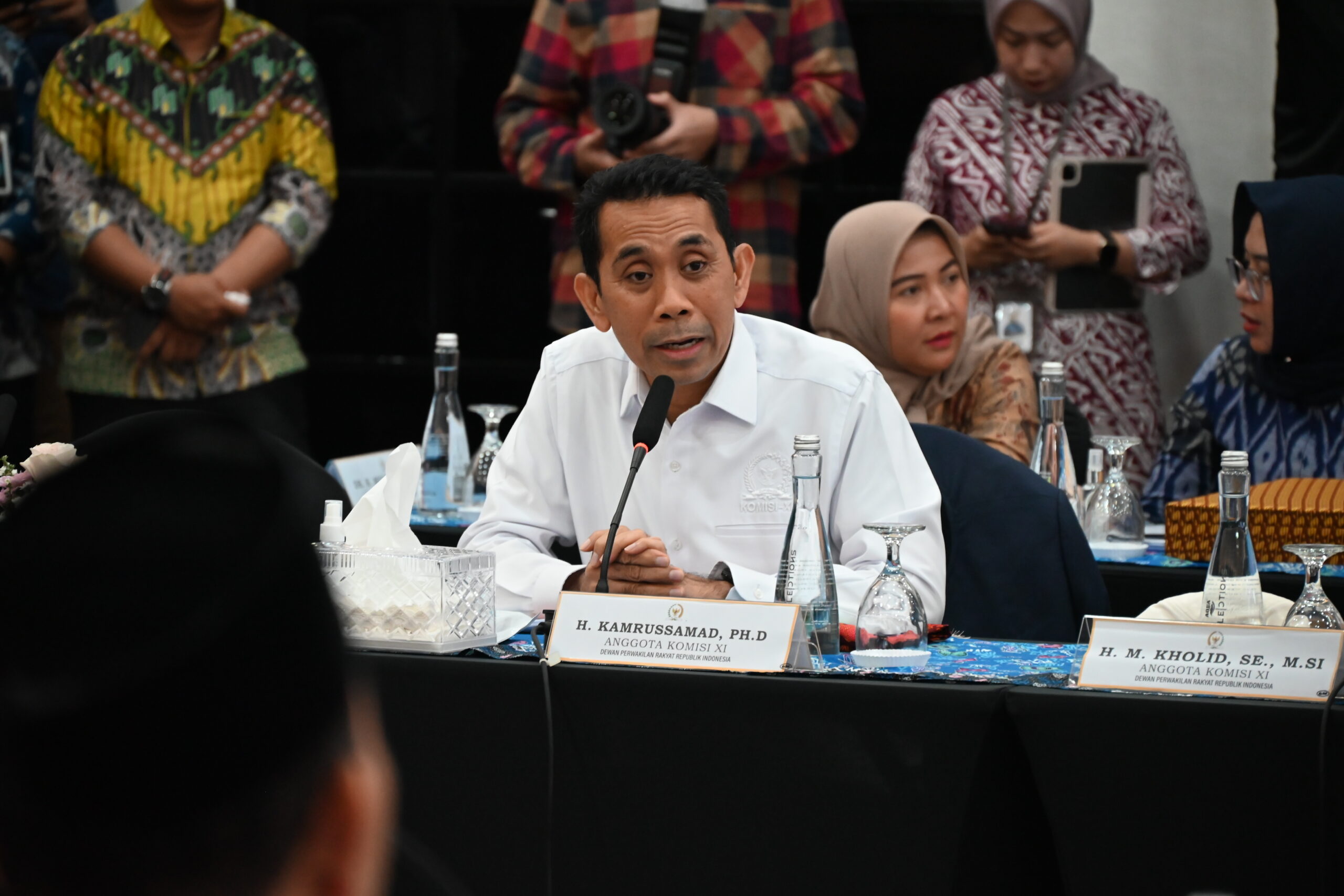 Anggota Komisi XI DPR RI, Kamrussamad dalam kunjungan Kerja Komisi XI di Bengkulu, Jumat (30/1/2026). Foto: EST/Mahendra.