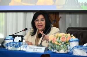 Wakil Ketua Komisi VII DPR RI Evita Nursanty, saat kunjungan kerja reses di kantor TVRI Jawa Tengah, Semarang, Jumat (20/2/2026). Foto: Ssb/Karisma.