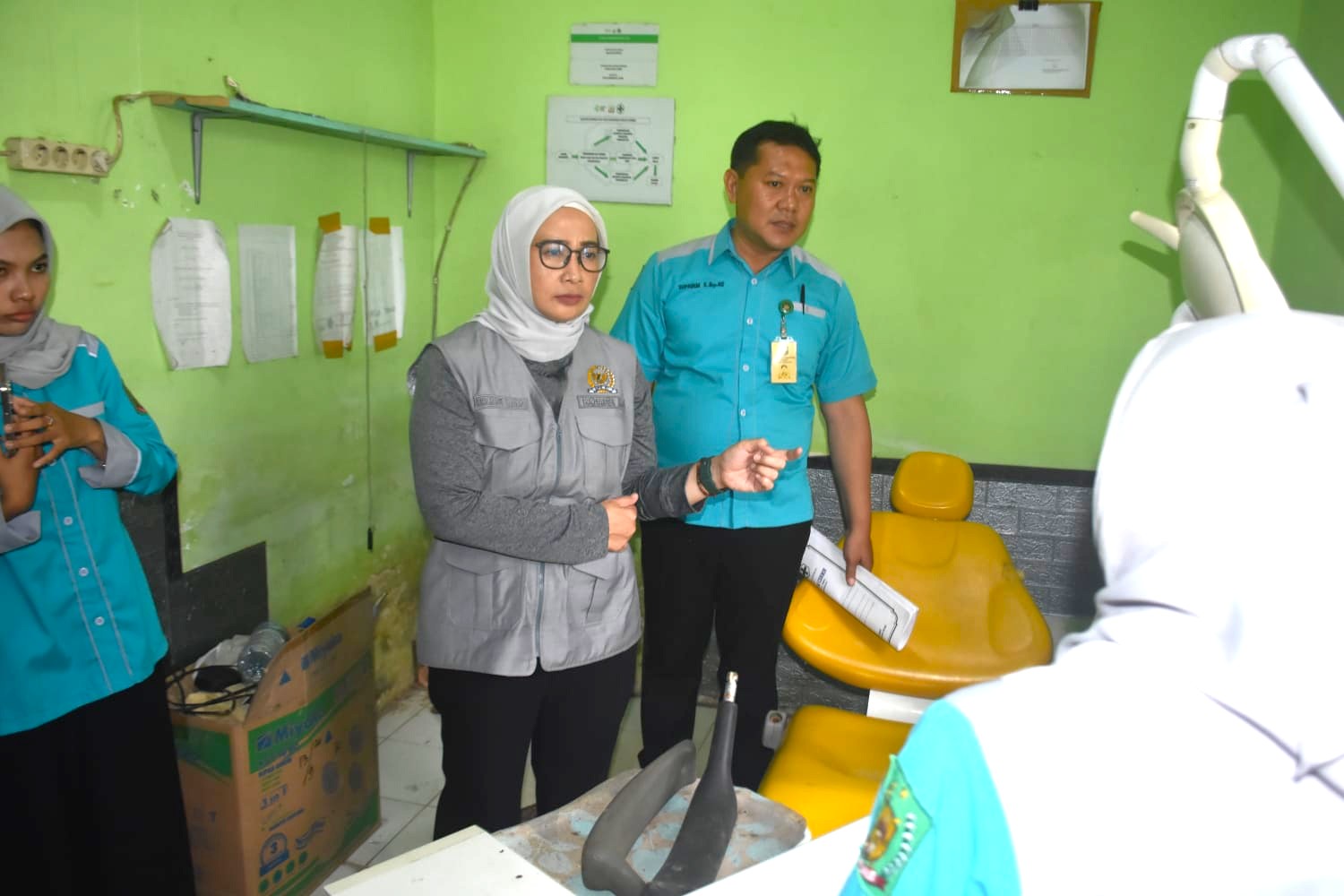 Wakil Ketua Komisi IX DPR RI, Nihayatul Wafiroh saat memimpin kunjungan kerja spesifik Komisi IX DPR RI ke Kabupaten Langkat, Provinsi Sumatera Utara, Jumat (30/1/2026). Foto: Prima/Mahendra.