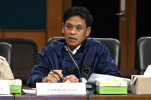 Anggota Komisi XI DPR RI, Didik Haryadi, usai kunjungan kerja reses Komisi XI DPR RI ke Padang, Sumatra Barat, Jumat (20/2/2026). Foto: Yasmin/Alma.