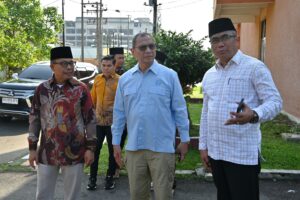 Anggota Komisi VIII DPR RI, Muhammad Husni, usai mengikuti Kunjungan Kerja Reses Komisi VIII DPR RI di Medan, Sumatra Utara, Sabtu (21/2/2026). Foto: Wilga/Alma.