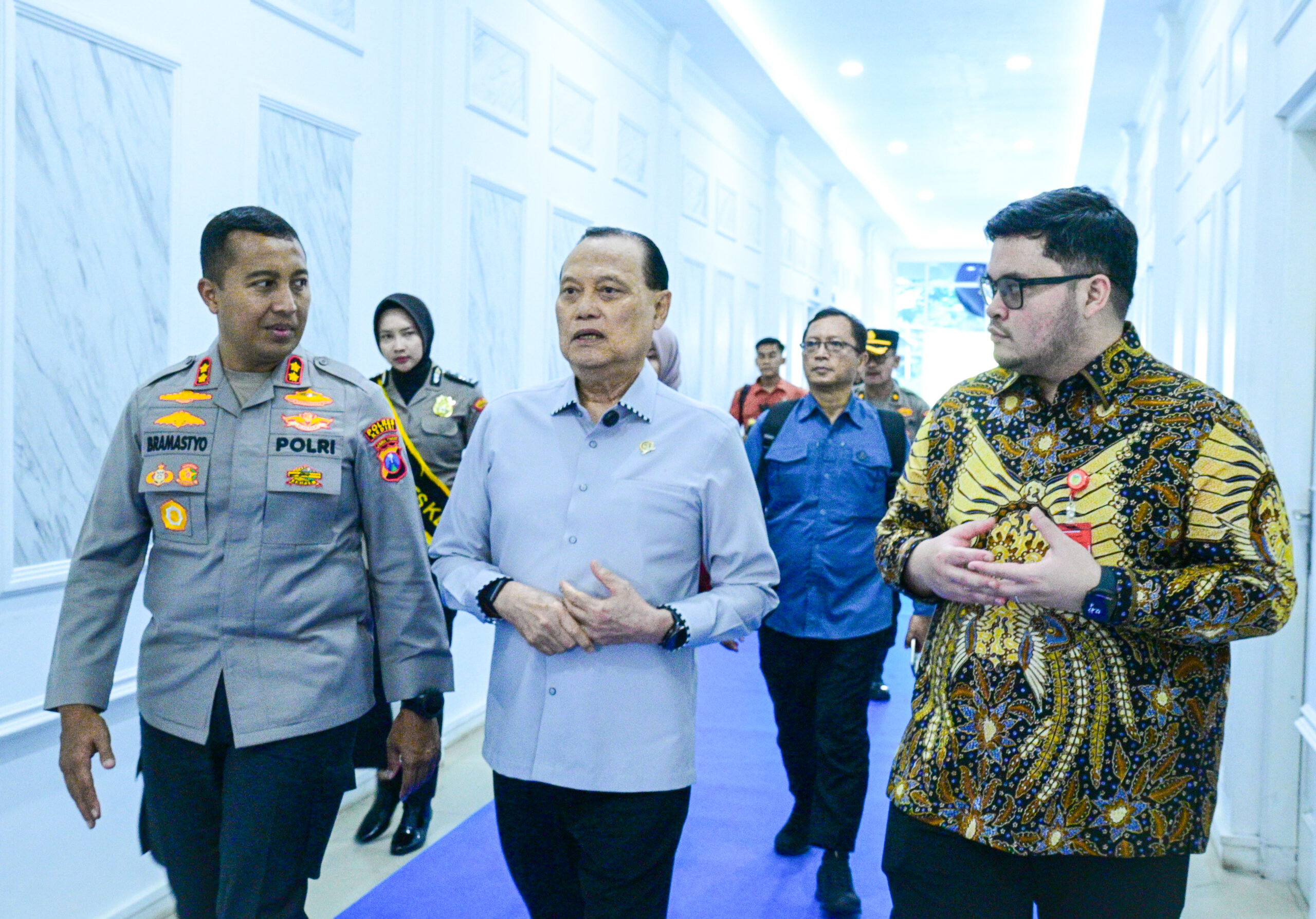 Wakil Ketua MKD DPR RI Adang Darajatun dalam kegiatan sosialisasi tugas MKD bersama Kepolisian Resor Kediri dan Pemerintah Kabupaten Kediri, Jawa Timur, Rabu (4/2/2026). Foto : Ais/Andri.