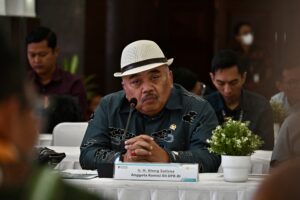 Anggota Komisi XII DPR RI, Ateng Sutisna, di sela-sela Rapat Kunjungan Kerja Reses Komisi XII bersama PT PLN (Persero) UID di Bandung, Jawa Barat, Jumat, (20/02/2026). Foto: Zulfikar/Alma.