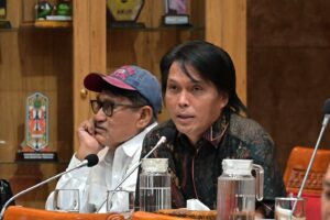 Anggota Komisi X DPR RI, Once Mekel, dalam Rapat Dengar Pendapat (RDP) Panja Komisi X DPR RI bersama Sekjen dan Dirjen Kemenbud RI, di Kompleks Parlemen, Senayan, Senin (9/2/2026). Foto: Tari/Karisma.