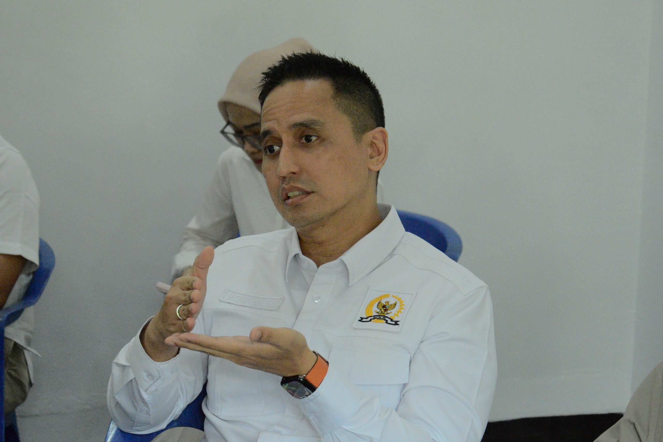 Anggota Komisi VI DPR RI, Firnando H. Ganinduto, dalam Kunjungan Kerja ke Pangkalpinang, Kepulauan Bangka Belitung, Kamis (12/2/2026). Foto: Est/Karisma.