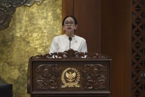 Ketua DPR RI, Puan Maharani, dalam rapat Paripurna, di Gedung Nusantara II, DPR RI, Senayan, Jakarta, Kamis (19/2/2026). Foto: Munchen/Karisma.