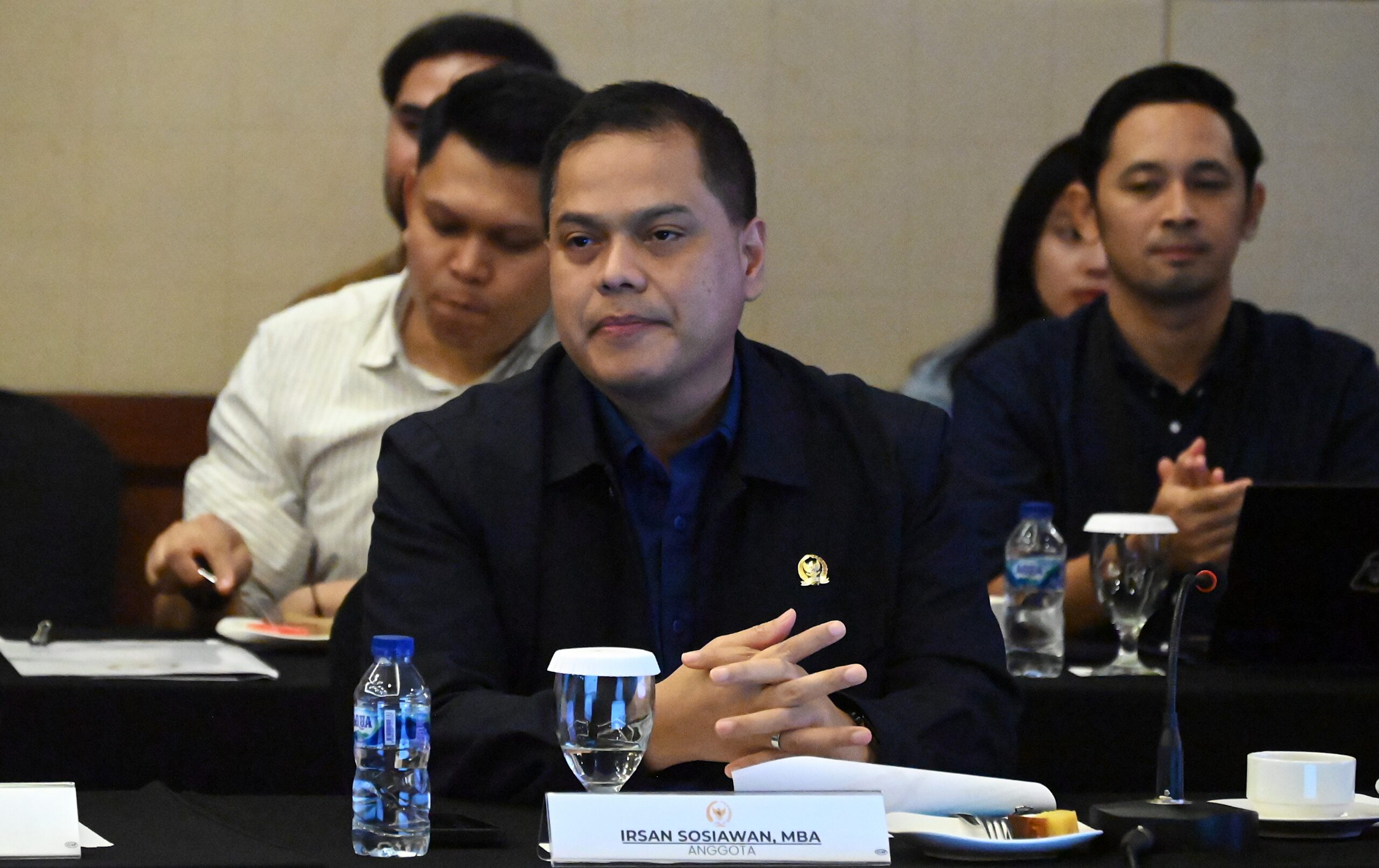 Anggota Komisi XII DPR RI, Irsan Sosiawan Gading, saat kunjungan kerja spesifik ke Medan, Sumatera Utara, Kamis (12/2/2026). Foto: Gal/Karisma.