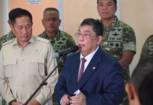 Ketua Komisi I DPR RI Utut Adianto dalam agenda konferensi pers Komisi I DPR RI di Gedung Nusantara II DPR RI, Senayan, Jakarta, Selasa (10/2/2026). Foto : Aditya/Andri.