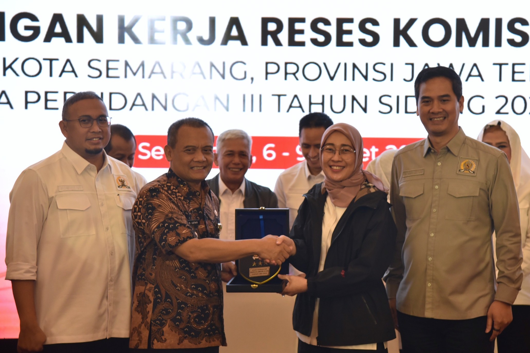 Wakil Ketua Komisi VI DPR RI, Anggia Erma Rini, saat Kunjungan Kerja Reses Komisi VI DPR RI di Semarang, Jawa Tengah, Jumat (6/3/2026). Foto: Uf/Karisma.