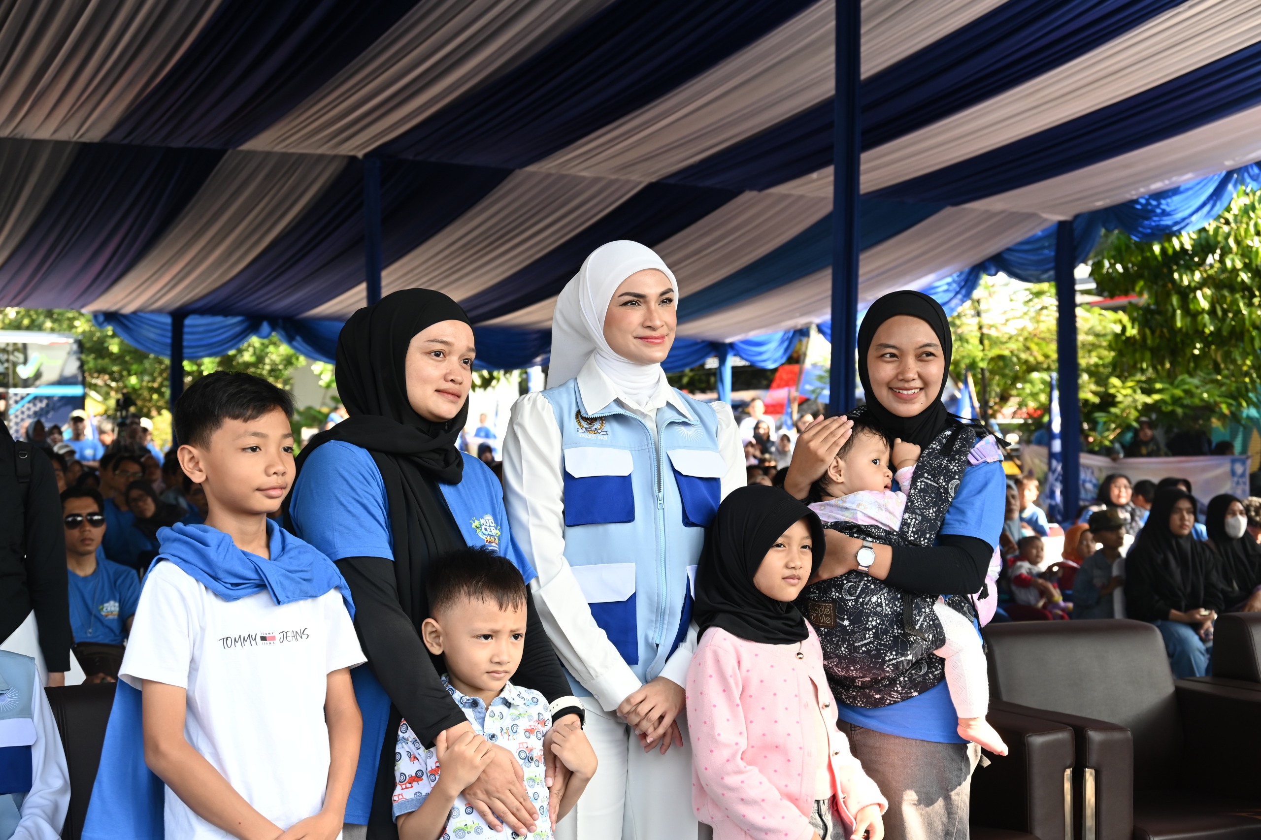 Wakil Ketua Komisi XII DPR RI, Putri Zulkifli Hasan dalam acara "Mudik Ceria PAN" di Kompleks DPR RI, Senayan, Jakarta, Minggu (15/3/2026). Foto: Sari/Mahendra.