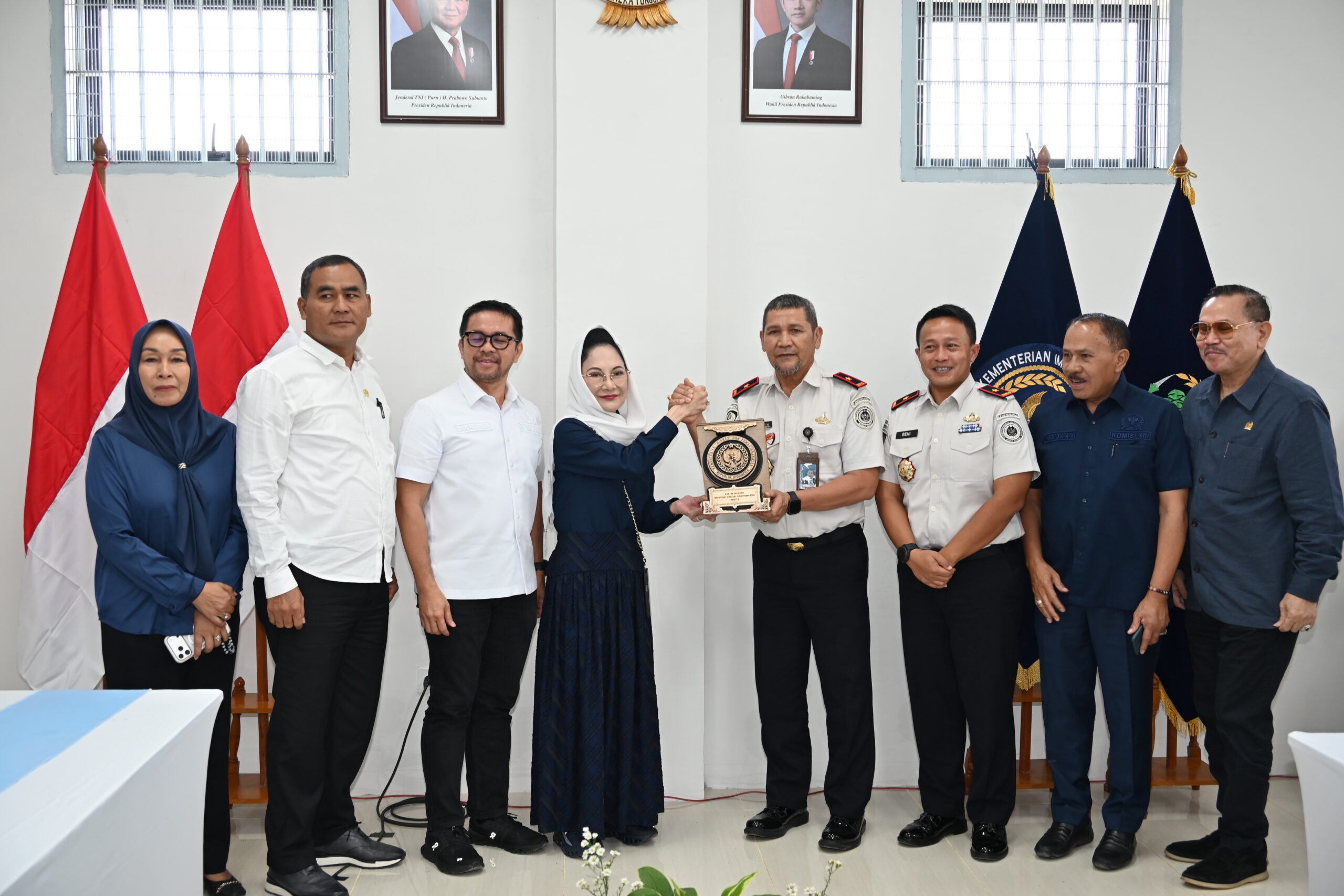 Wakil Ketua Komisi XIII DPR RI, Dewi Asmara memimpin kunker ke Lapas Kelas I Tangerang, Rabu (11/3/2026), memantau langsung kesiapan Lapas tersebut dalam sistem peradilan baru berdasarkan UU No.1/2023 tentang KUHP. Foto : Husen/Andri.