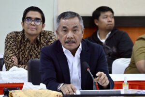 Anggota Komisi III DPR RI, Sarifuddin Suding, saat memimpin agenda Kunjungan Kerja Reses Komisi III DPR RI di Mapolda Sulteng, Kota Palu, Sulawesi Tengah, Kamis (5/3/2026). Foto: Tra/Karisma.