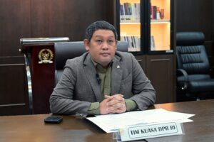 Anggota Komisi III DPR RI Abdullah, dalam Sidang MK secara daring, di Ruang Puspanlak Badan Keahlian Setjen DPR RI, Senayan, Jakarta, Selasa (10/3/2026). Foto: Tari/Karisma.