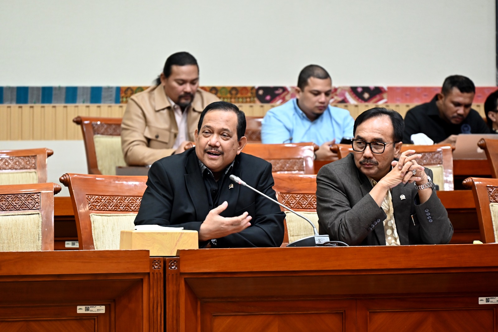 Anggota Komisi III DPR RI Rikwanto dalam Rapat Dengar Pendapat Umum (RDPU) Komisi III DPR RI dengan Nabilah O’Brien beserta kuasa hukumnya di Gedung Nusantara II, Senayan, Jakarta, Senin (9/3/2026). Foto : Runi/Andri.
