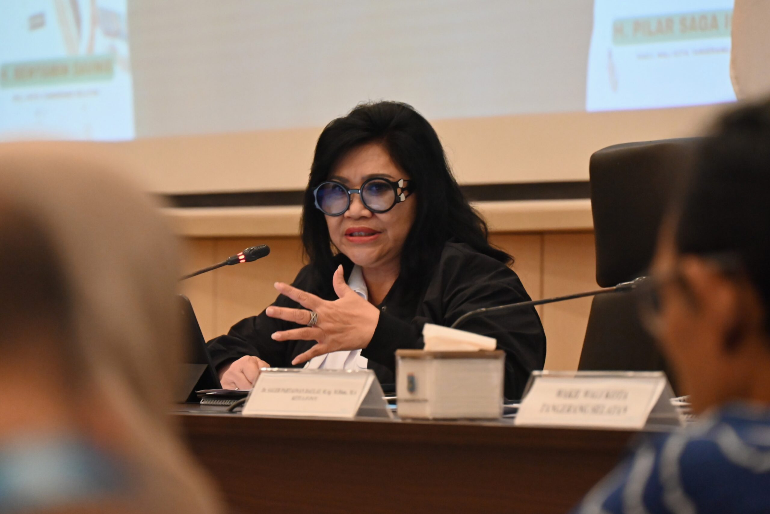 Wakil Ketua Komisi VII DPR RI, Evita Nursanty, saat mengikuti Kunjungan Kerja Reses Komisi VII ke Tangerang Selatan, Banten, Kamis (5/3/2026). Foto: Shane/Alma.