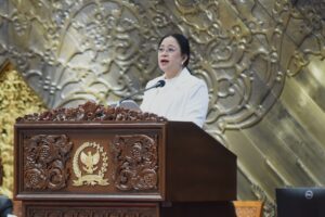 Ketua DPR RI, Puan Maharani dalam Rapat Paripurna DPR RI di Senayan, Jakarta, Selasa (10/3/2026). Foto: Jaka/Karisma.