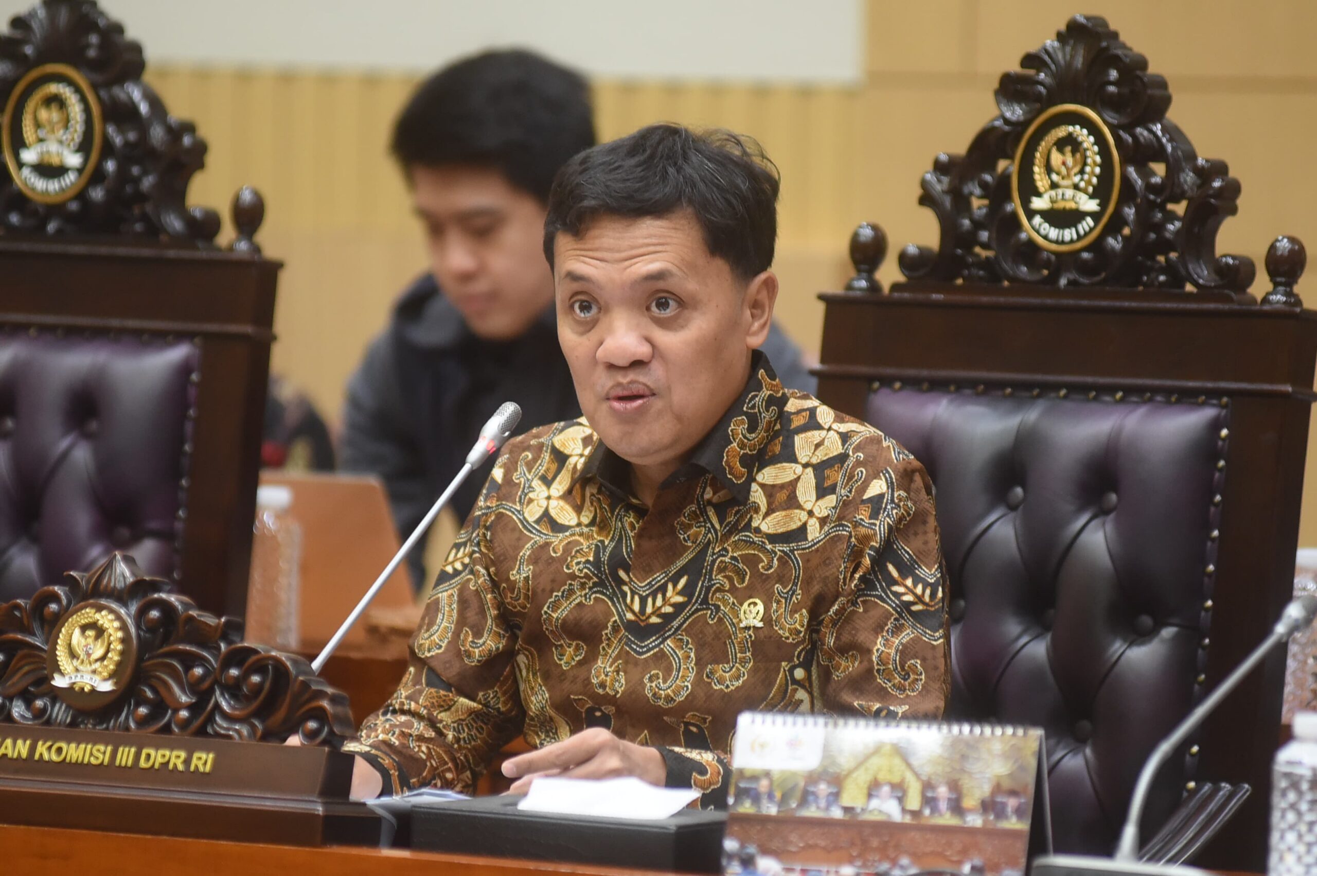 Ketua Komisi III DPR RI, Habiburokhman. Foto: dok/Alma.